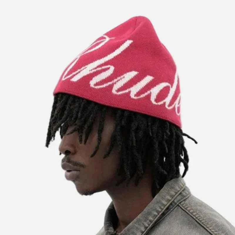Warm Jacquard Knitted Hip Hop Beanie