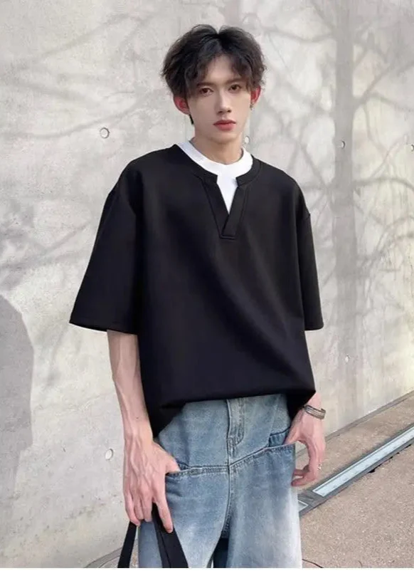 Cool Feeling High-End Loose T-Shirt - Luxuryurbanwear