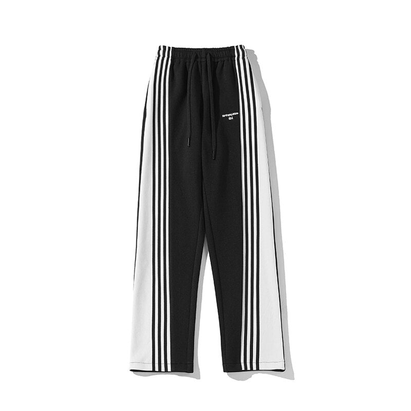 Three Bar Code Side Stripe Track Pants