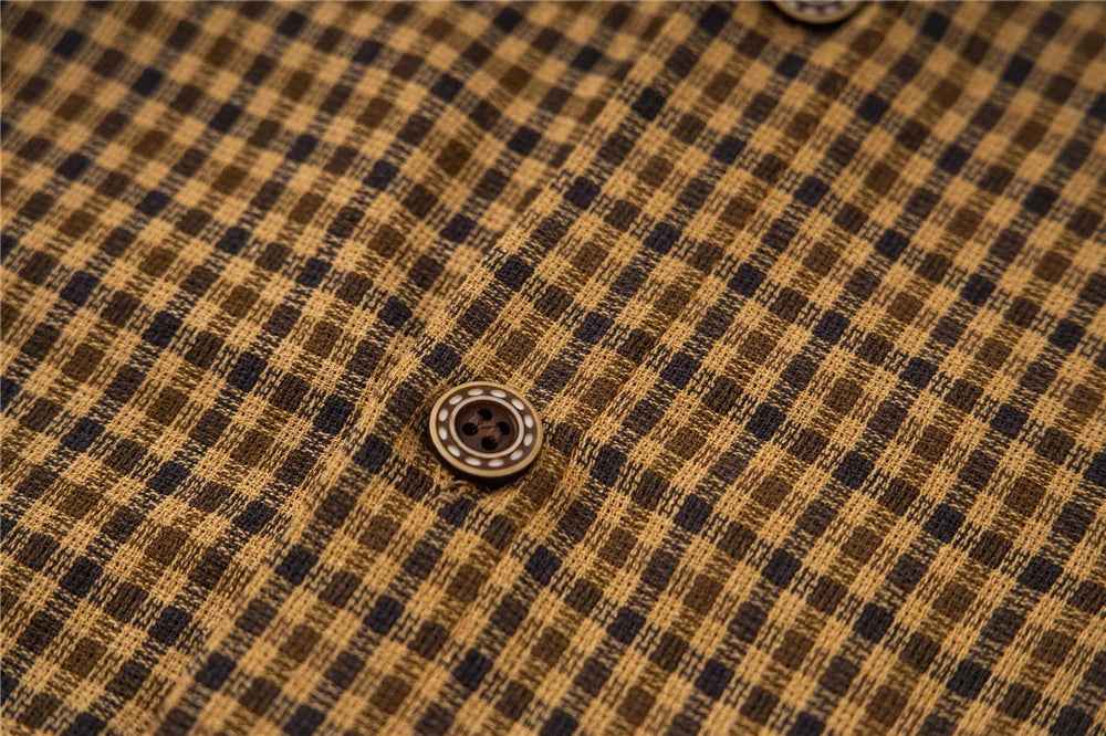 Plaid Sheep Embroidered Hip Hop Long Sleeve Shirt