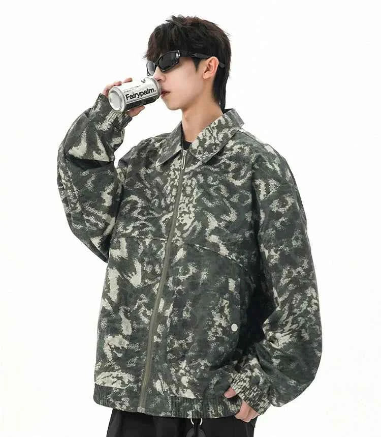 Niche Tie Dyed Denim Jacket