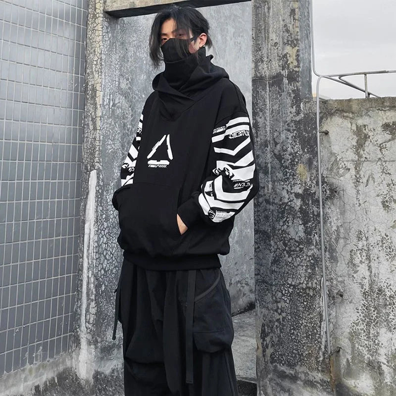 Cyber Tactical Turtle Neck Hoodie