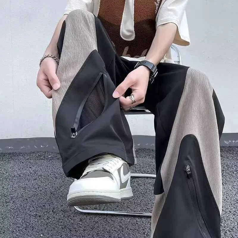 Cool Panelled Baggy Summer Pants