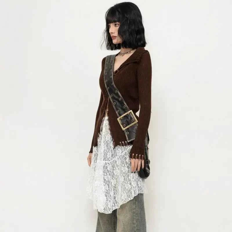 Cool Slim Fit Retro Knit Sweater