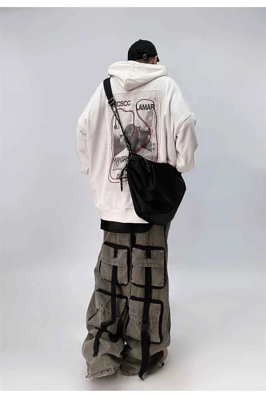 Work & Play Baggy Wide Leg Denim Jeans