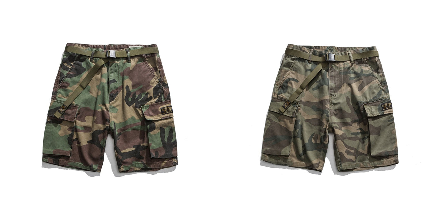 Tactical Multi-Pocket Cargo Shorts