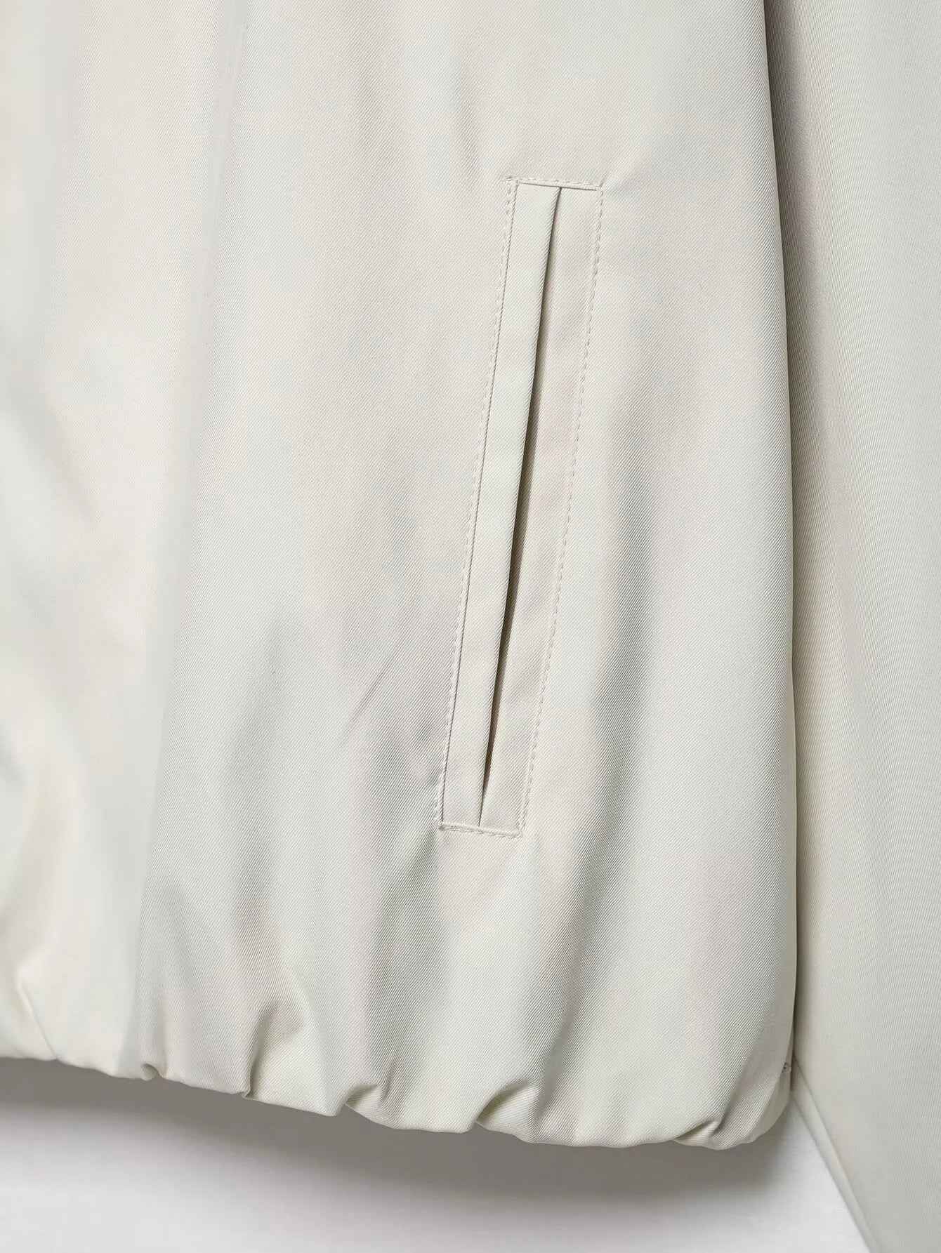 Fashionable Casual Loose Collar Zipper Jacket