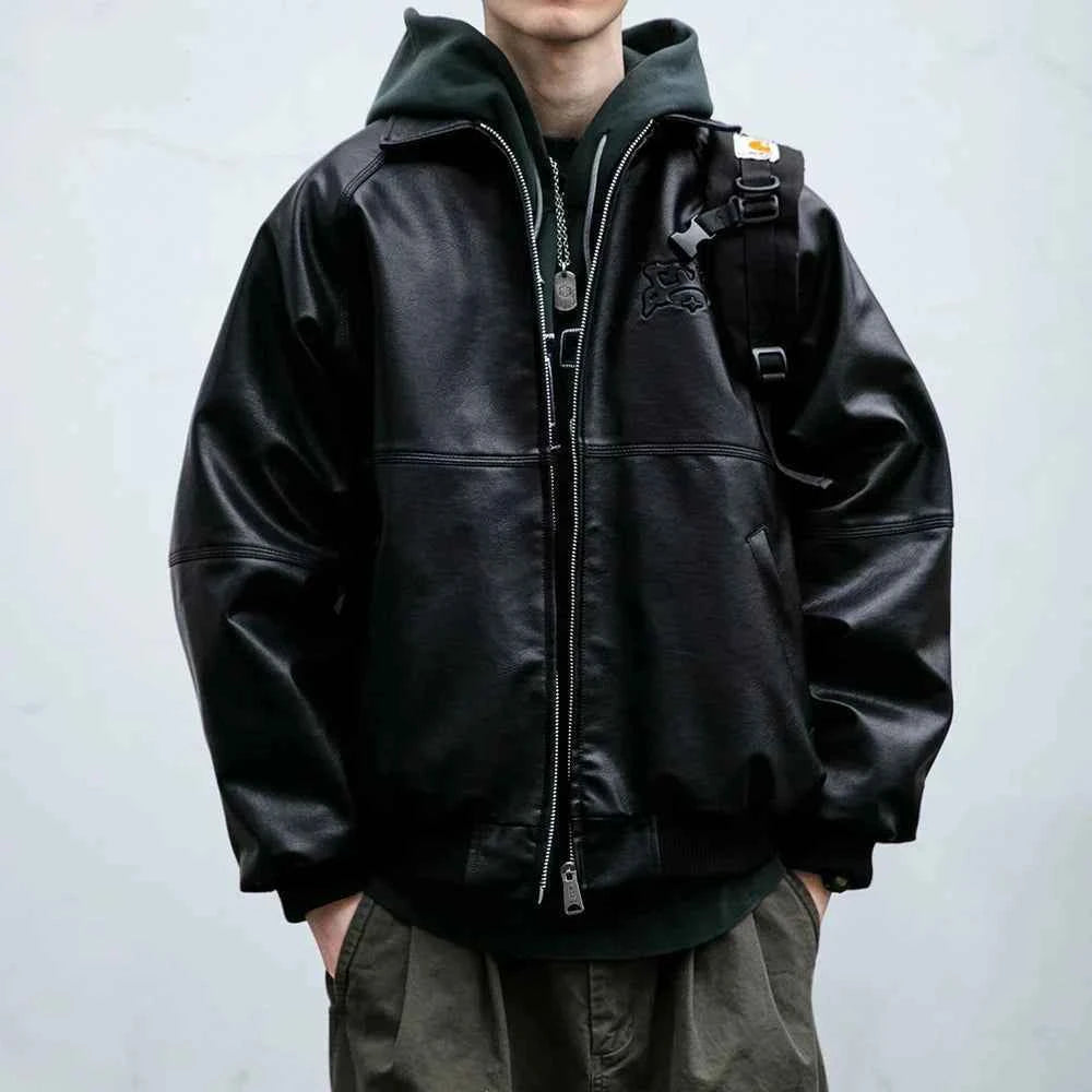 Vintage High Quality Motorcycle Leather Jacket