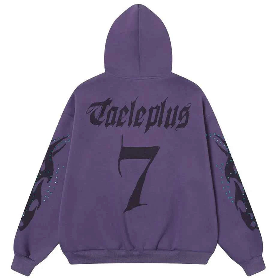 Rhinestone Oversized Hip Hop Diamond Sweatshirt