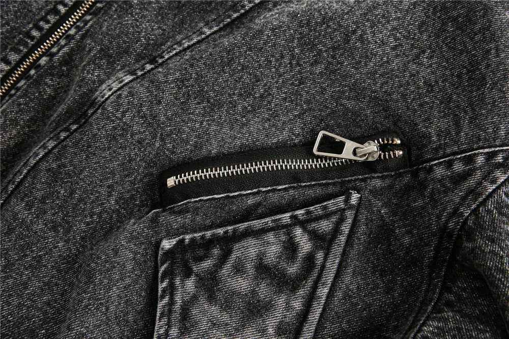 Versatile Streetwear Oversized Hip Hop Denim Jacket