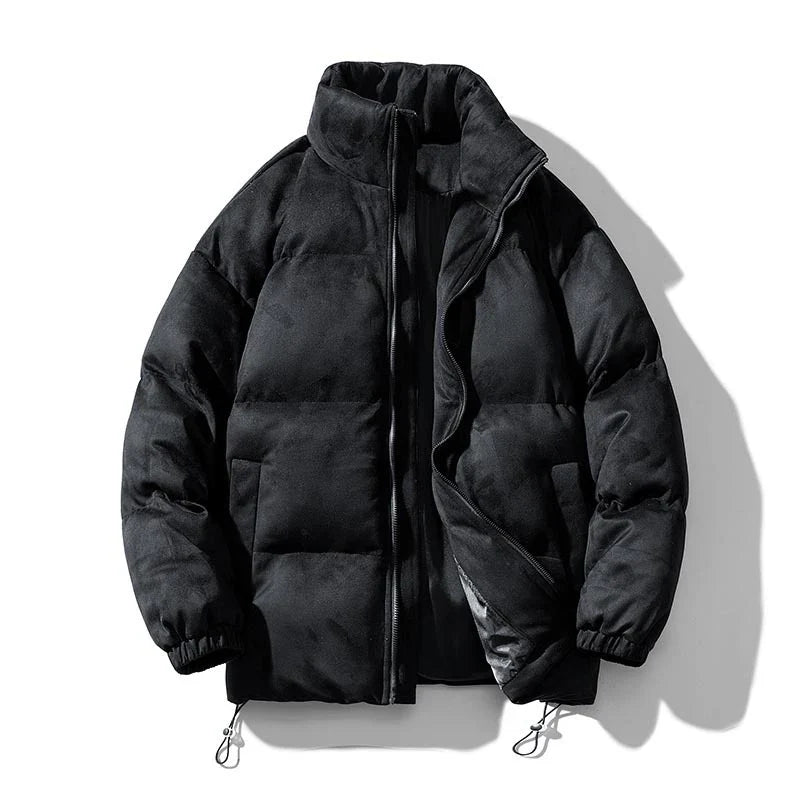 Dusky Color Padded Zipper Jacket