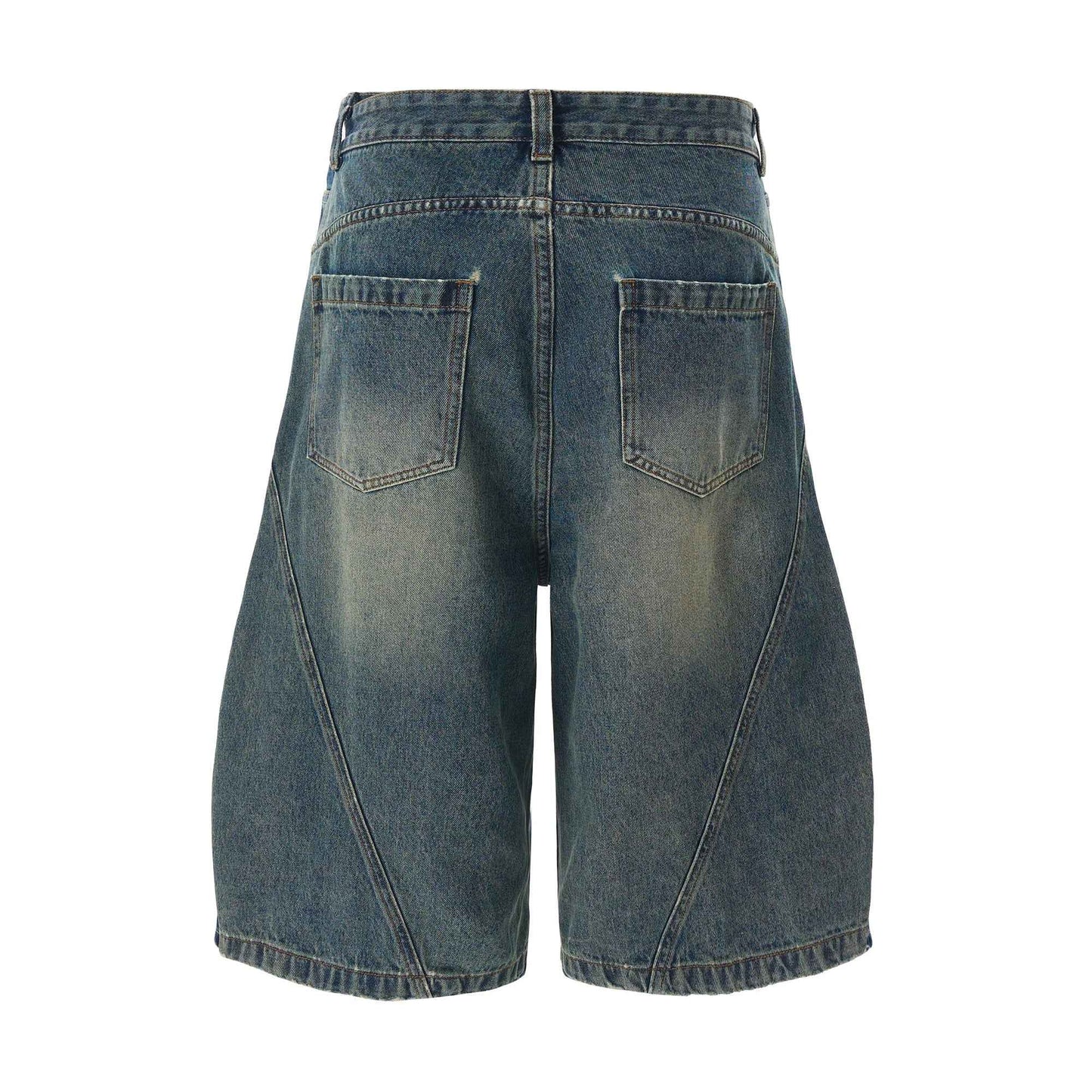 Y2K Distressed Oversized Denim Short