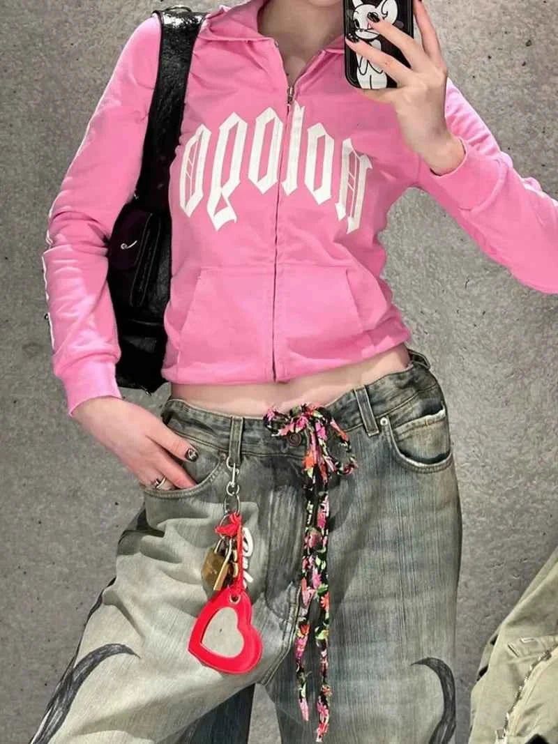 Blue Wash Gothic Print High Jeans