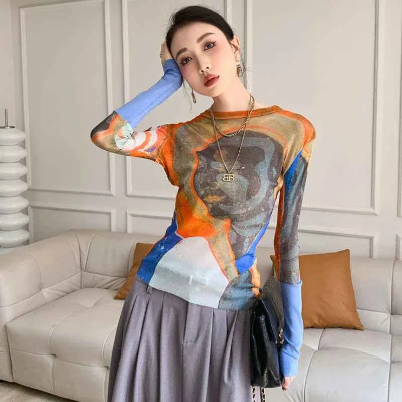 Vintage American Style Slim Fit T-Shirt