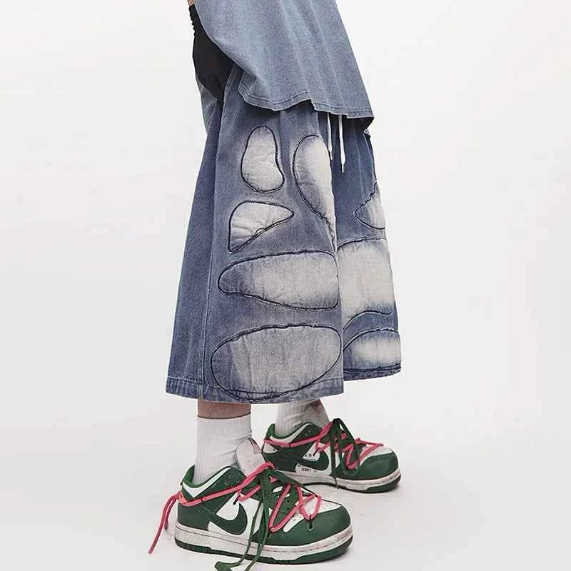 Original Snug Patchwork Denim Jorts