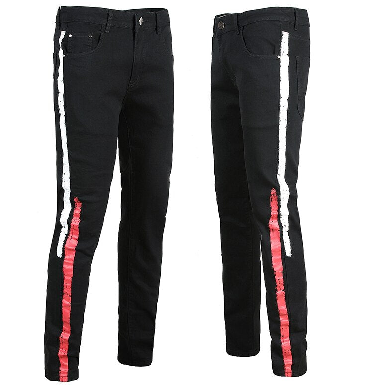 Two Stripes Color Line Jeans