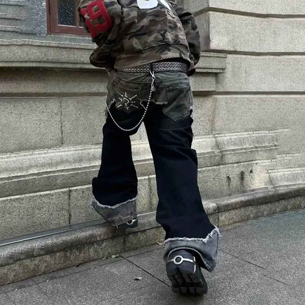 Heirloom Quality Luxury Patchwork Loose Jeans