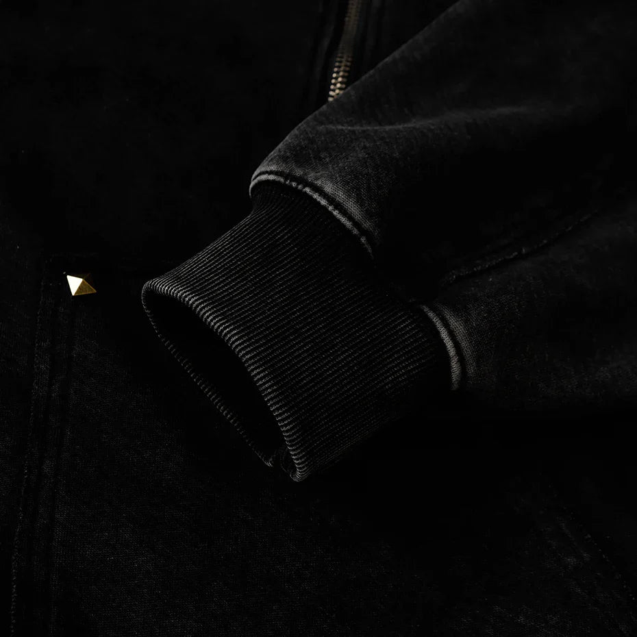 T2 Rivet Zipper Hoodie