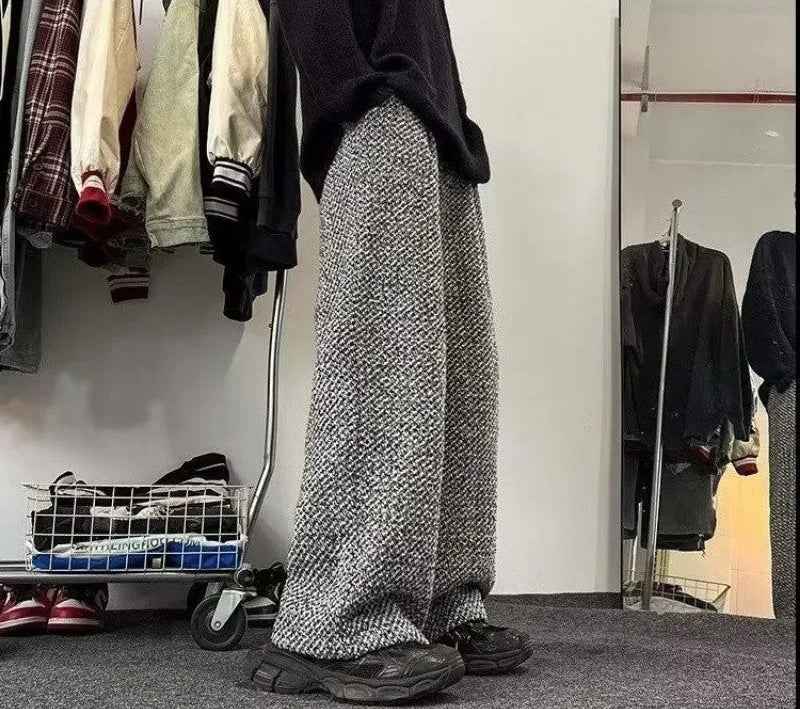 Streetwear Retro Korean Style Wide Leg Jogger