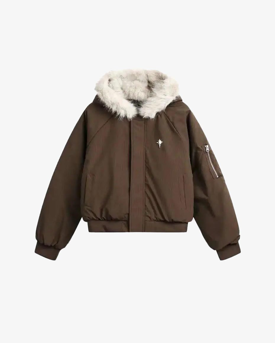 Star Pendant Winter Jacket