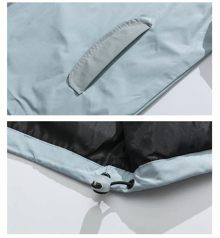 AMAIMON Stand-Up Collar Windbreaker Jacket