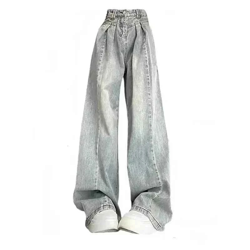 Vintage High Waist Black Emo Jeans