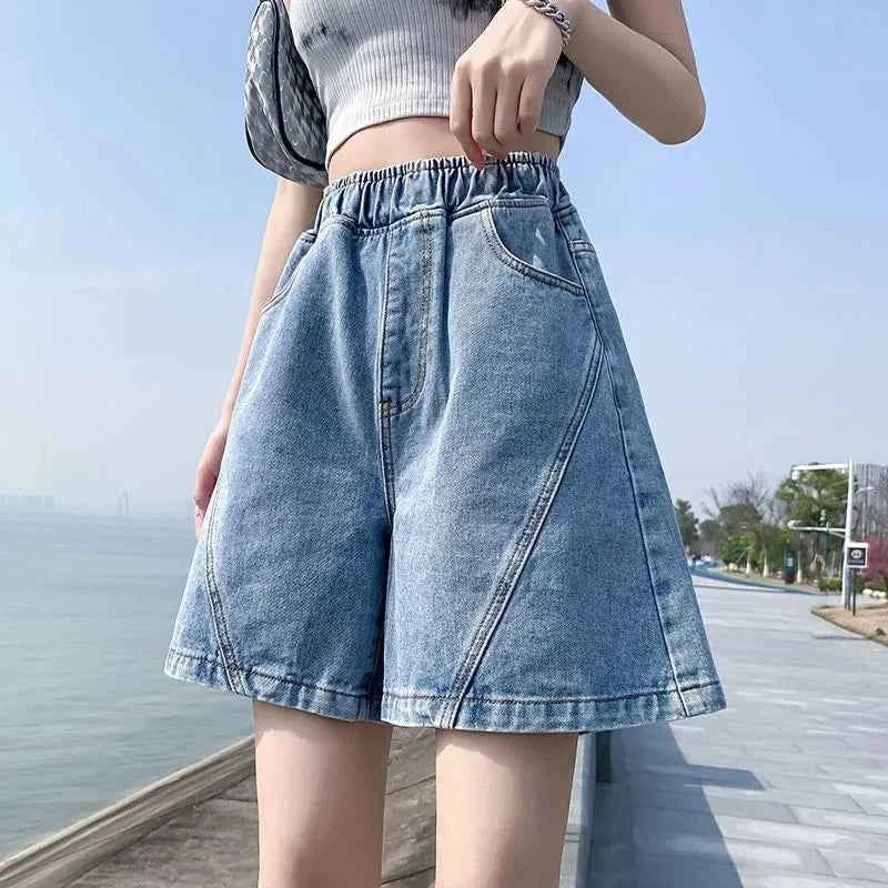 Easy Breezy High Waist Cool Denim Short