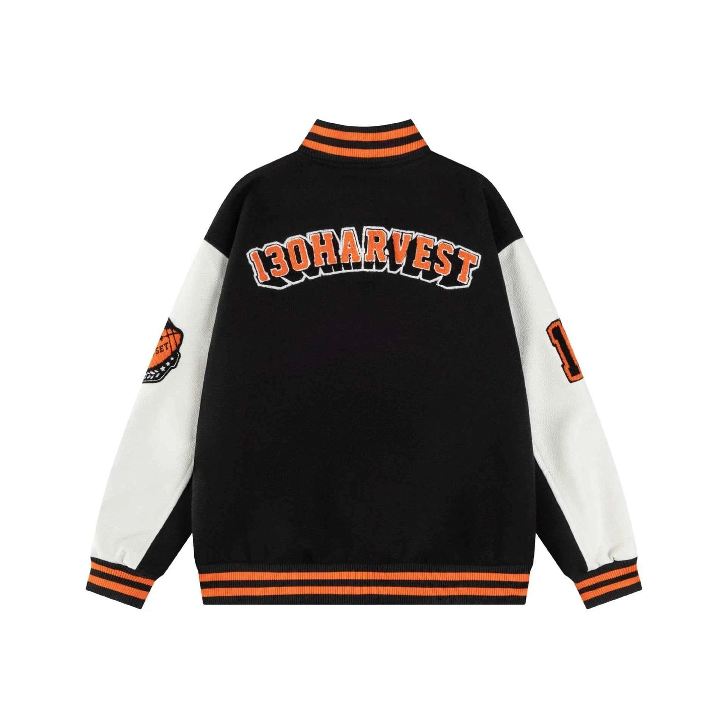 Men Essential Patchwork Baseball Varsity Jacket
