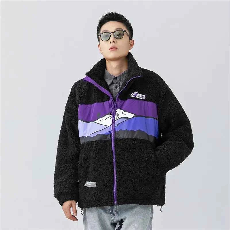 Warm Plush Winter Fleece Parkas Jacket