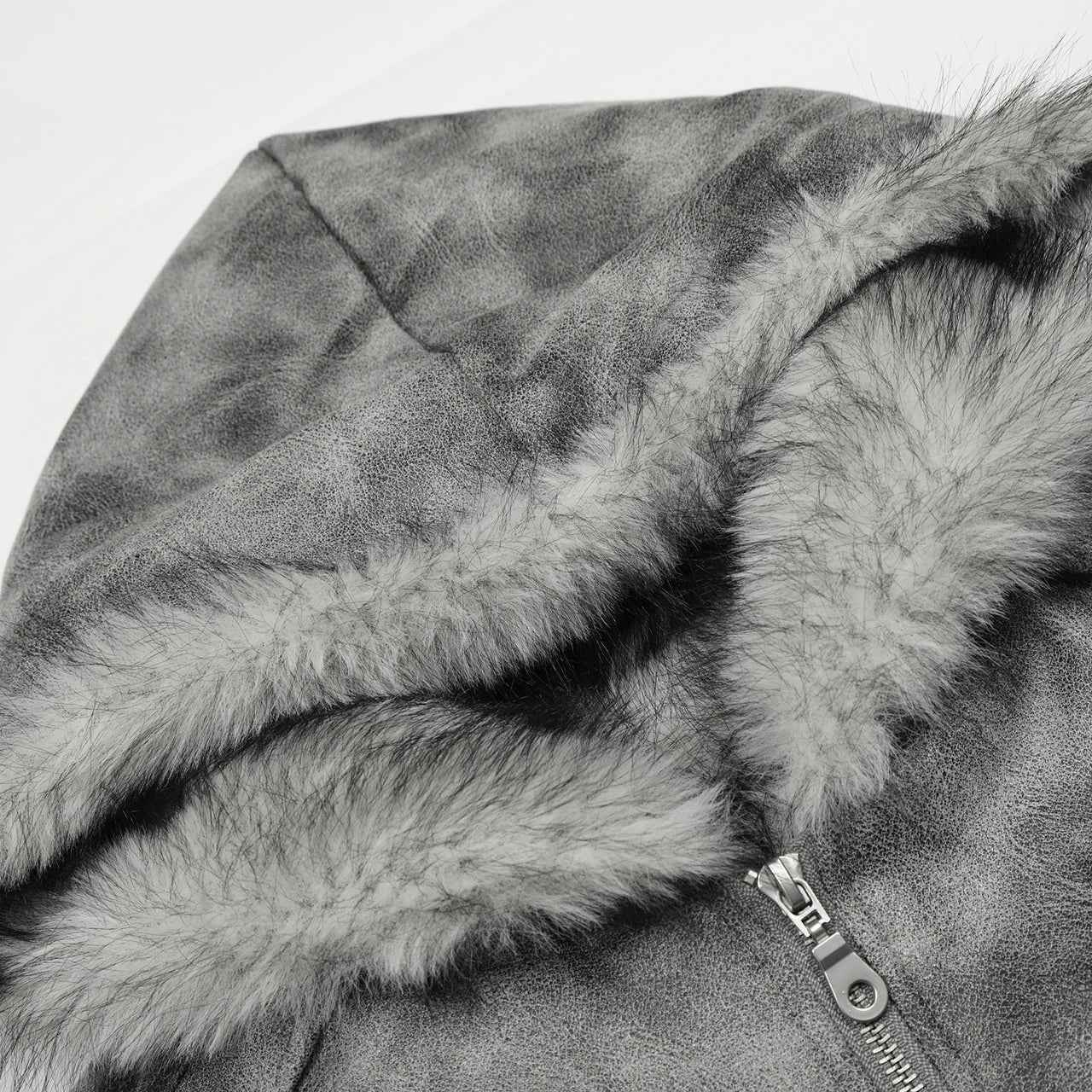 Durable Thick Parkas Fur Collar Hooded Jacket