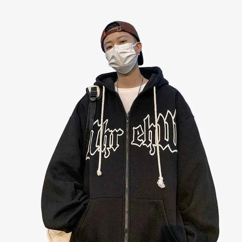 Zip Up Hoodie Gothic Arch