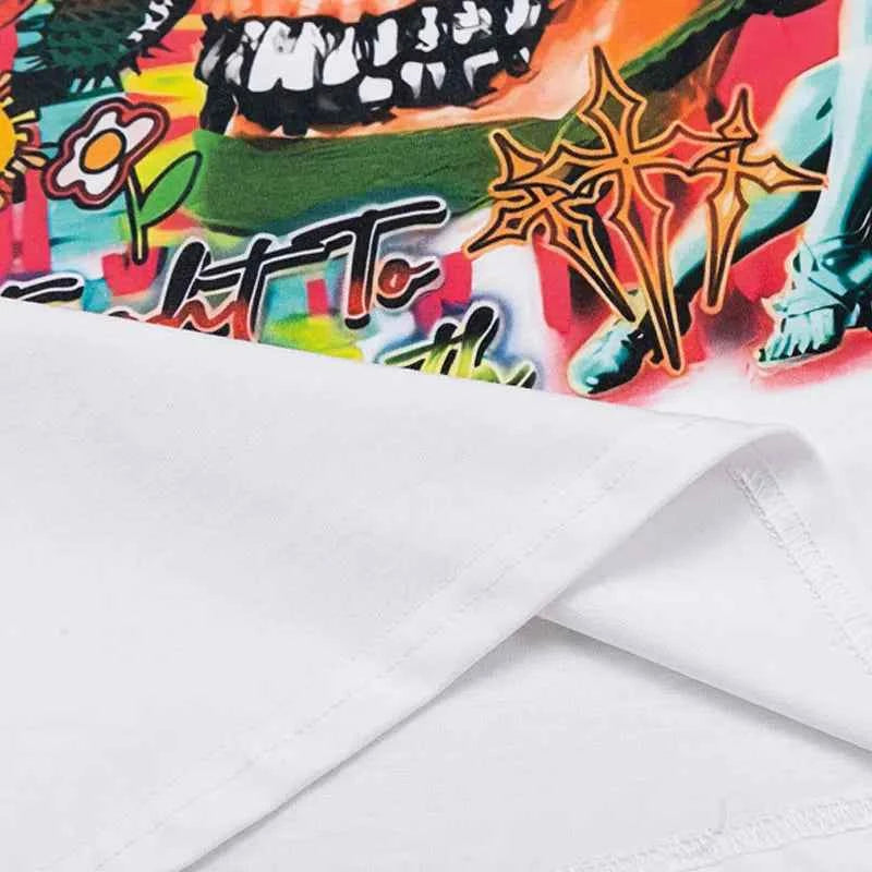 Y2K Graphic Hip Hop Funny Printed T-Shirt