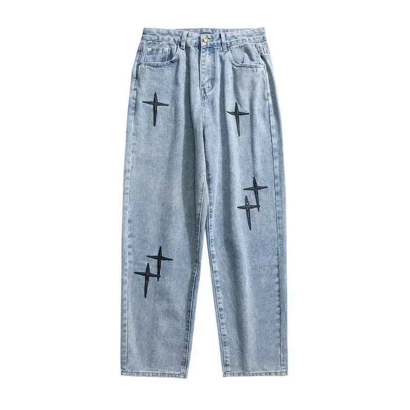 High Waist Loose Fit Denim Jeans