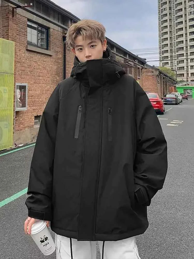 Winter Streetwear Hooded Winbreaker Jacket