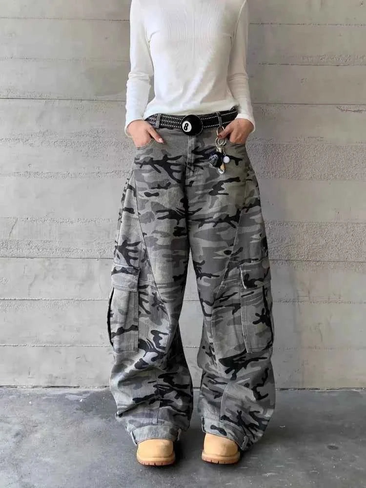 Camouflage Baggy Cool Cargo Jeans