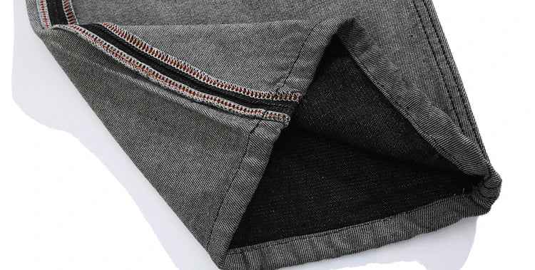 American Style Cargo Reverse Contrast Color Jeans