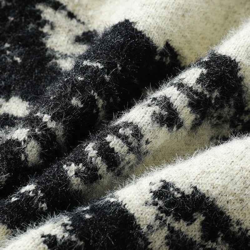 Winter Flexible Geometric Pattern Sweater