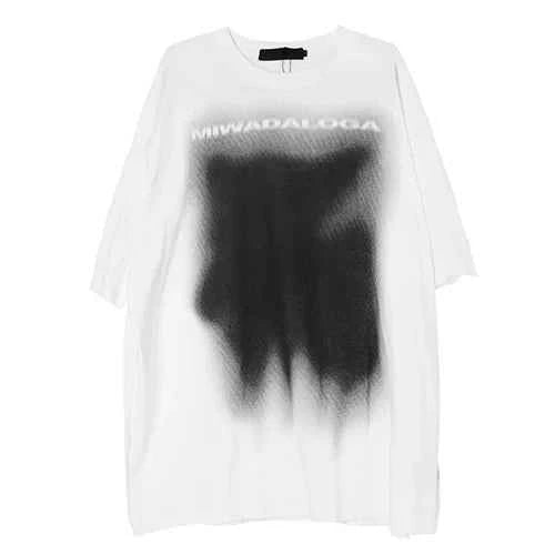 Abstract Graffiti Pattern Casual Summer T-Shirt