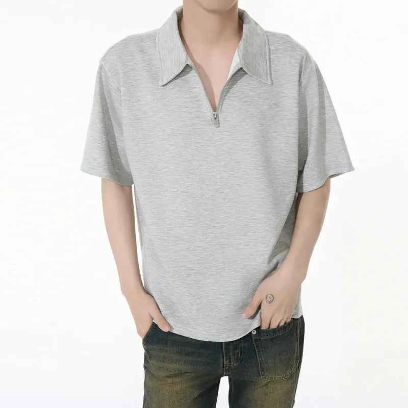 Versatile Minimalist Half Zip T-Shirt