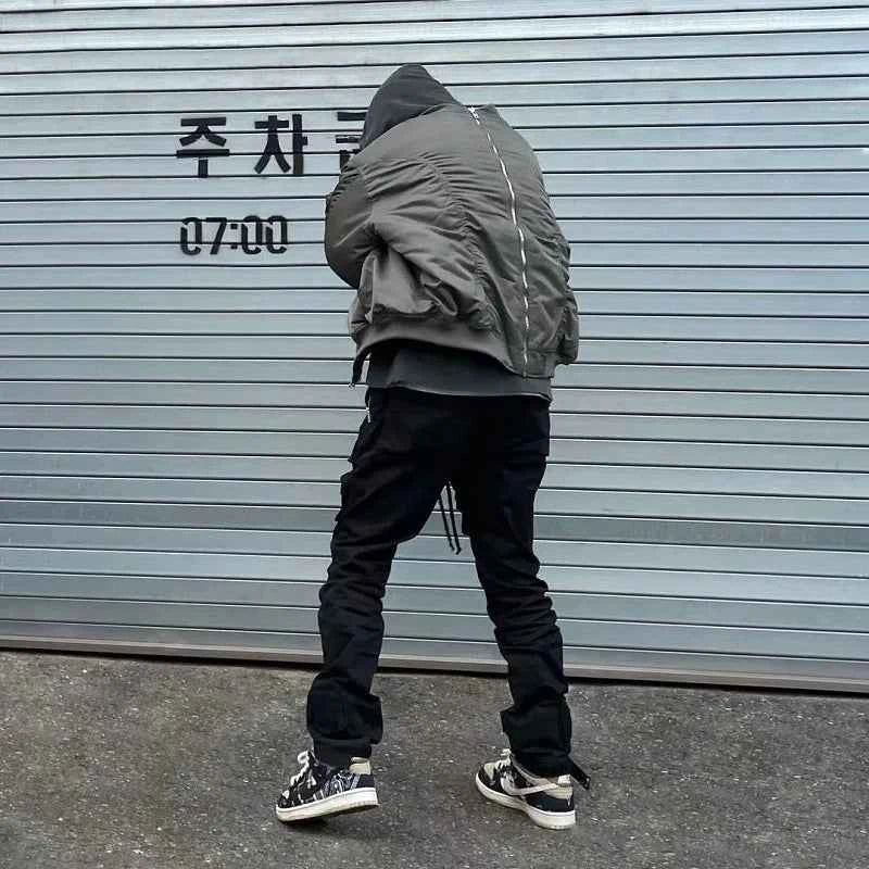 Men Thickened Cotton Flight Jacket