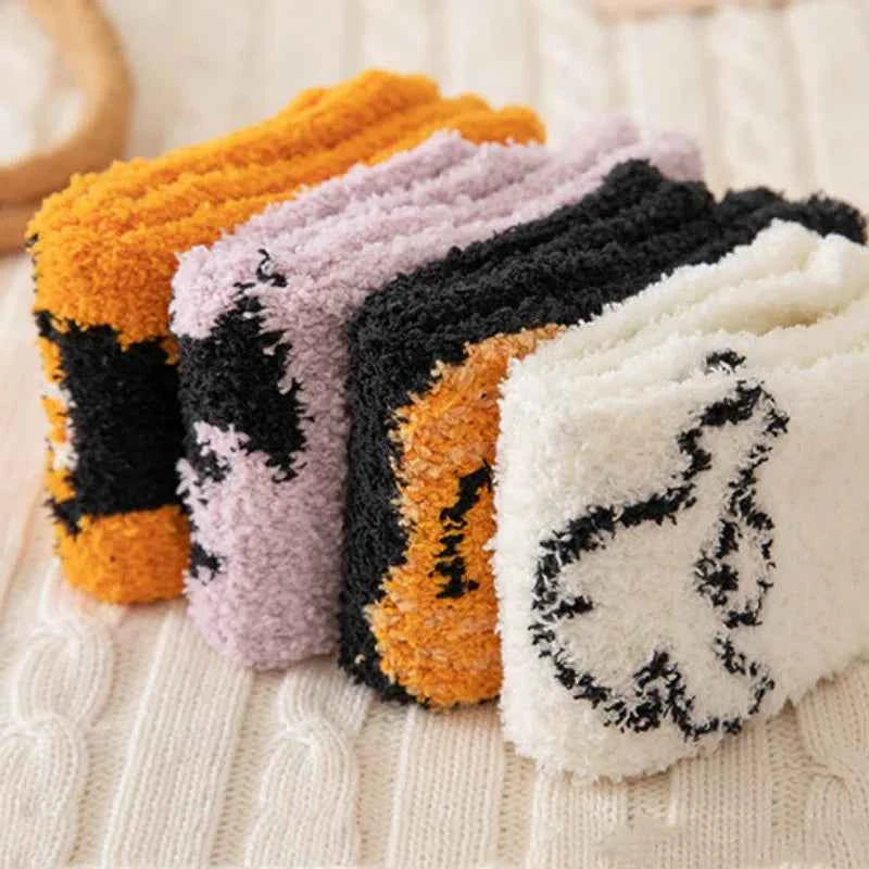 Funny Kawaii Halloween Cartoon Socks