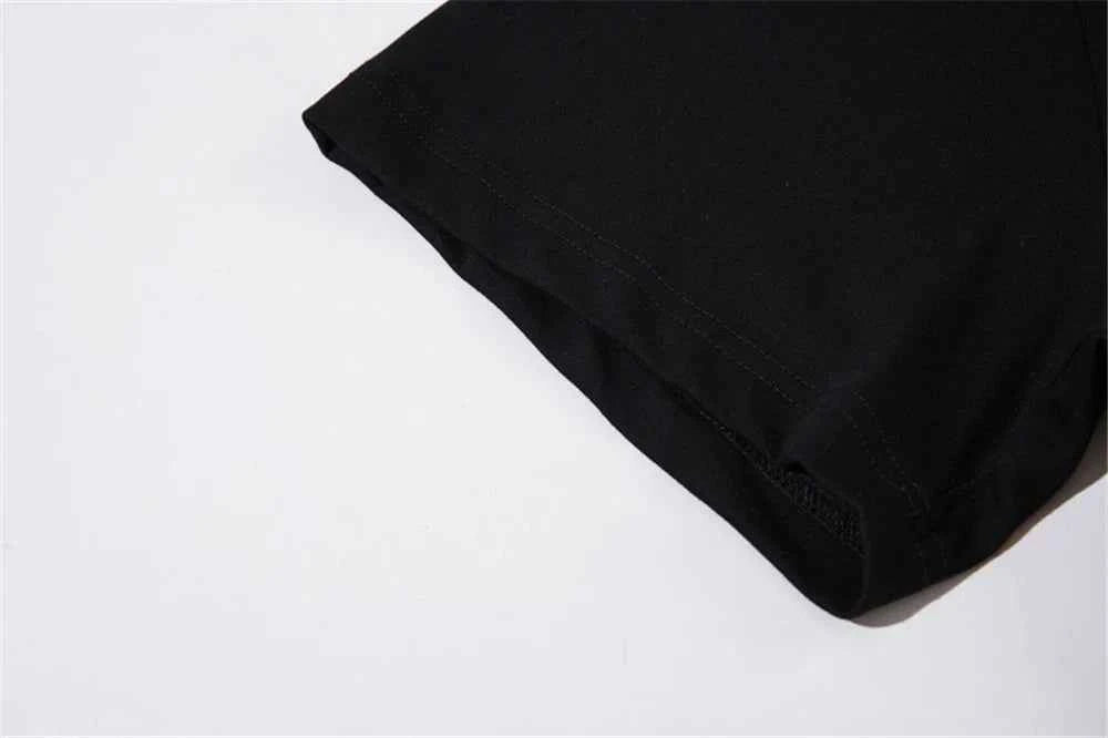 Elevated Oversized Hip Hop Letter Printed Cotton T-Shirt
