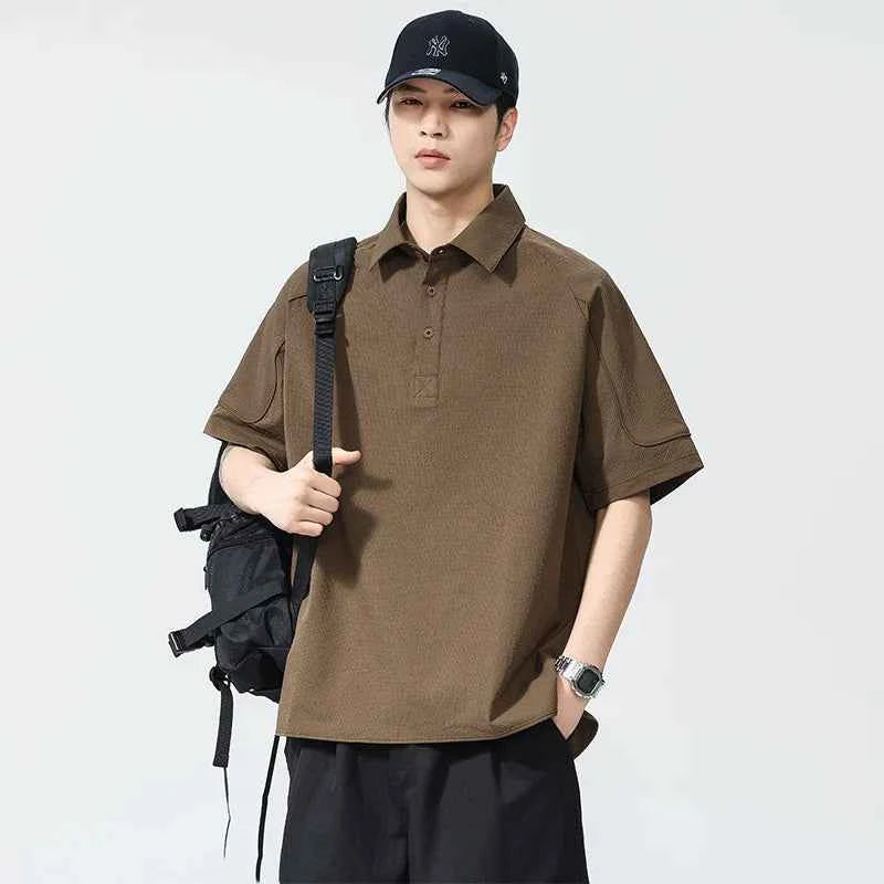 Men's Premium Casual Loose Fit Polo T-Shirt