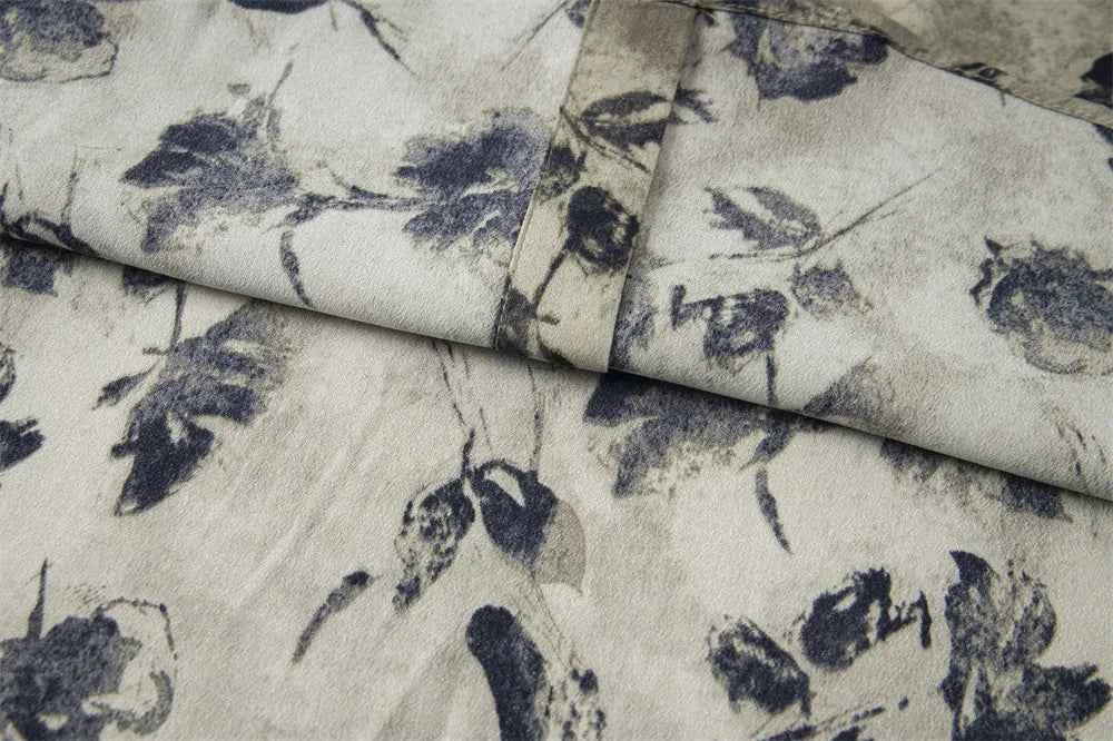 Lightweight Y2K Floral Print Short Sleeve Beach Shirt