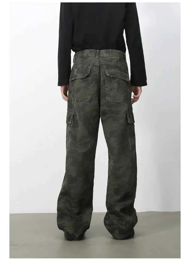 Vintage Cool Camouflage Cargo Jeans