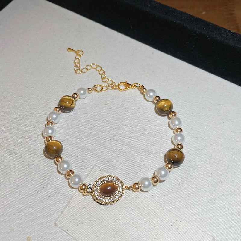 Luxurious for Holidays Imitation Pearl Bracelet