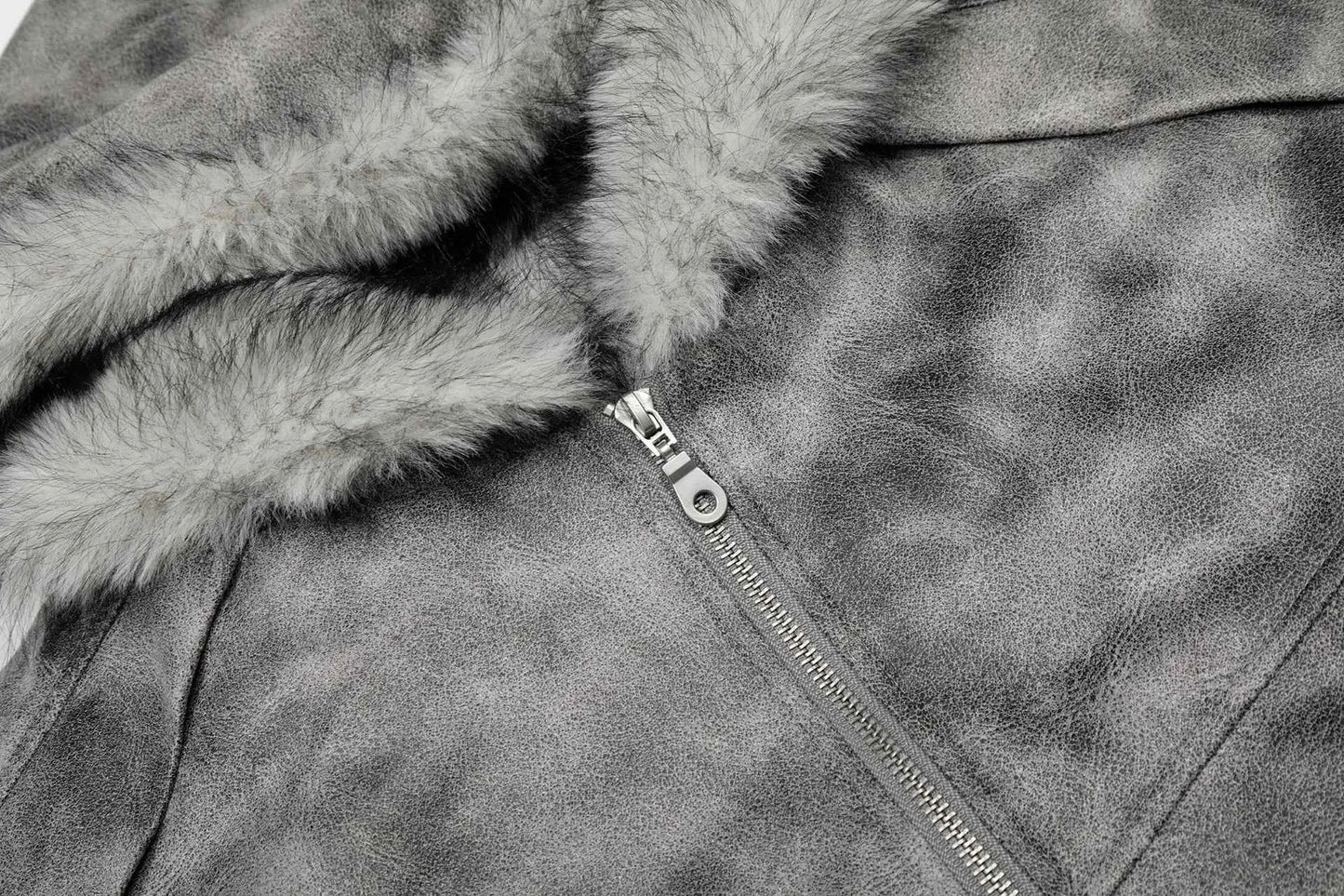 Durable Thick Parkas Fur Collar Hooded Jacket