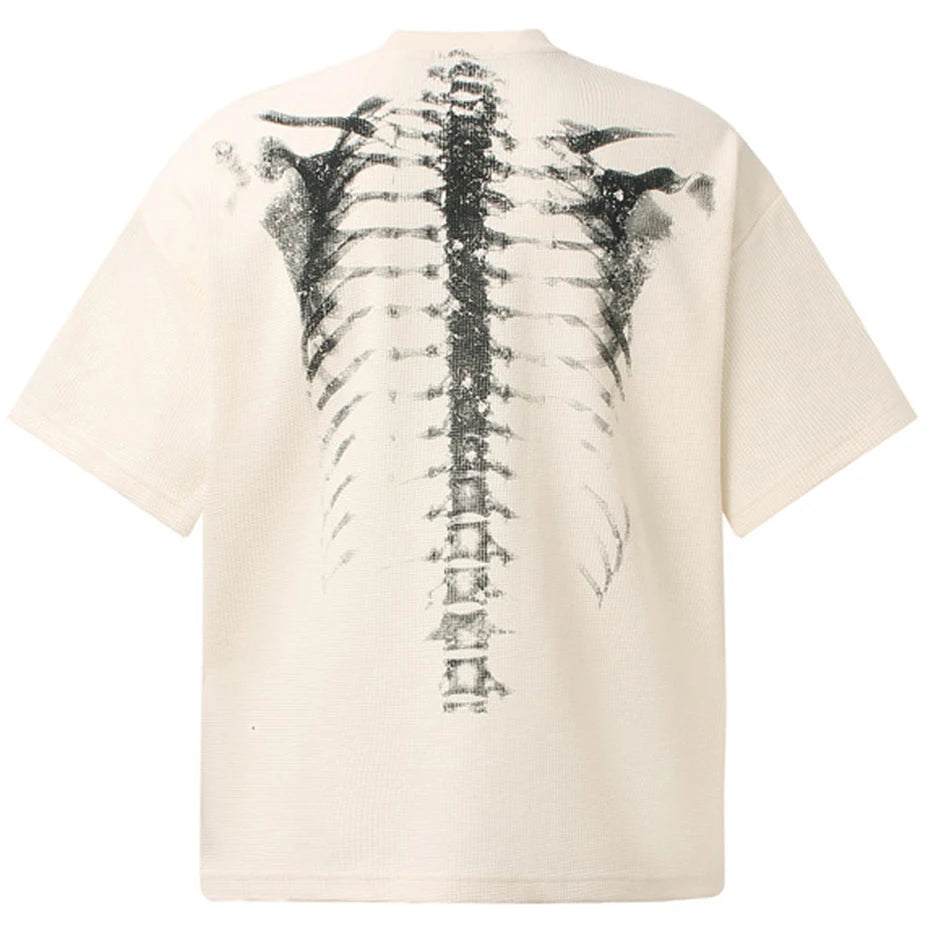 Skeleton Graphic Streetwear Oversized T Shirt