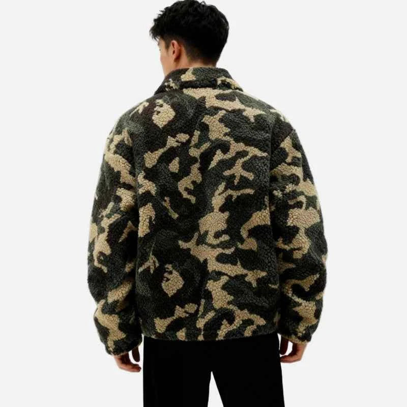 Y2K Thick Warm Windproof Faux Fur Jacket