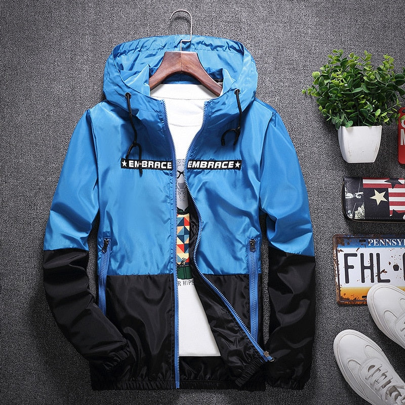 Embrace Two Half Color Jacket
